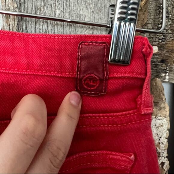 AG Adriano Goldschmied Skinny Red The Stilt Jeans 25 - Picture 7 of 11